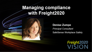 Denise Zumpe on trucking compliance