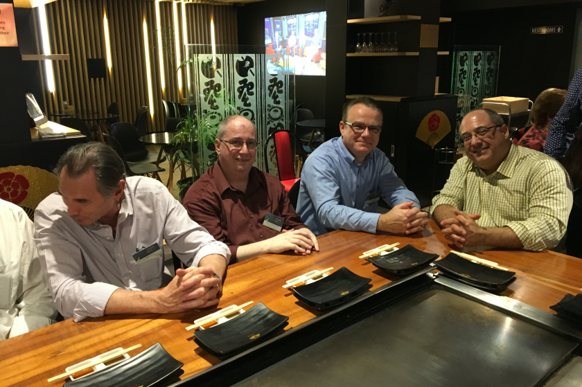 Progress representatives at Freight2020 VISION 2017 pre-event dinner